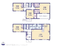 【愛知県/名古屋市守山区小幡】名古屋市守山区小幡1丁目 新築一戸建て 間取り図