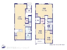 【愛知県/名古屋市千種区小松町】名古屋市千種区小松町6丁目 新築一戸建て 間取り図