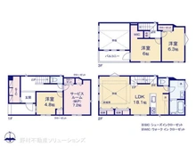 【愛知県/名古屋市名東区豊が丘】名古屋市名東区豊が丘 新築一戸建て 間取り図