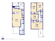 【愛知県/名古屋市北区田幡】名古屋市北区田幡2丁目 新築一戸建て 間取り図