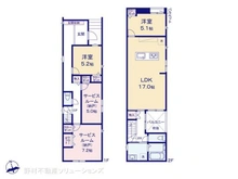 【愛知県/名古屋市西区稲生町】名古屋市西区稲生町4丁目 新築一戸建て 間取り図