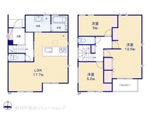 【愛知県/名古屋市北区東味鋺】名古屋市北区東味鋺3丁目 新築一戸建て 間取り図