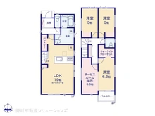 【愛知県/名古屋市北区東味鋺】名古屋市北区東味鋺3丁目 新築一戸建て 間取り図