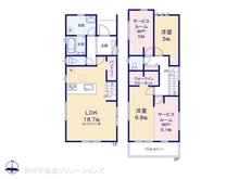 【愛知県/名古屋市北区東味鋺】名古屋市北区東味鋺3丁目 新築一戸建て 間取り図