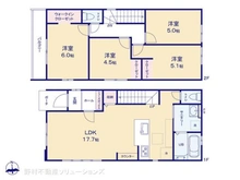 【愛知県/名古屋市西区栄生】名古屋市西区栄生1丁目 新築一戸建て 間取り図