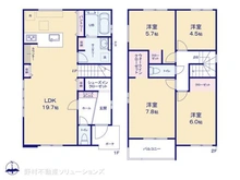 【愛知県/名古屋市西区上堀越町】名古屋市西区上堀越町2丁目 新築一戸建て 間取り図