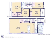 【愛知県/名古屋市守山区西新】名古屋市守山区西新 新築一戸建て 間取り図