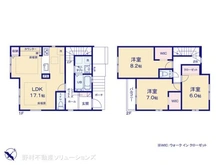【愛知県/名古屋市天白区島田黒石】名古屋市天白区島田黒石 新築一戸建て 間取り図