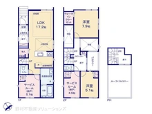 【愛知県/名古屋市昭和区川名町】名古屋市昭和区川名町4丁目 新築一戸建て 間取り図