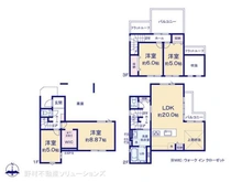 【愛知県/名古屋市西区上堀越町】名古屋市西区上堀越町2丁目 新築一戸建て 間取り図