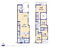 【愛知県/名古屋市西区上堀越町】名古屋市西区上堀越町2丁目 新築一戸建て 間取り図