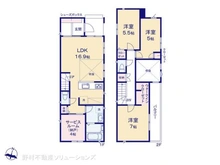 【愛知県/名古屋市北区福徳町】名古屋市北区福徳町5丁目 新築一戸建て 間取り図