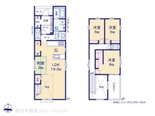 【愛知県/名古屋市西区赤城町】名古屋市西区赤城町 新築一戸建て 間取り図