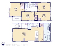【愛知県/名古屋市千種区豊年町】名古屋市千種区豊年町 新築一戸建て 間取り図
