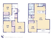 【神奈川県/横浜市磯子区岡村】横浜市磯子区岡村4丁目 新築一戸建て 間取り図