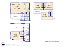 【神奈川県/横浜市中区本牧元町】横浜市中区本牧元町 新築一戸建て 間取り図