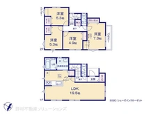 【神奈川県/横浜市磯子区森が丘】横浜市磯子区森が丘1丁目 新築一戸建て 間取り図