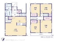 【神奈川県/横浜市磯子区森が丘】横浜市磯子区森が丘1丁目 新築一戸建て 間取り図