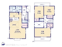 【神奈川県/横浜市中区本郷町】横浜市中区本郷町3丁目 新築一戸建て 間取り図