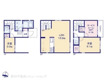 【神奈川県/横浜市磯子区東町】横浜市磯子区東町 新築一戸建て 間取り図