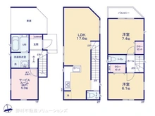 【神奈川県/横浜市磯子区丸山】横浜市磯子区丸山1丁目 新築一戸建て 間取り図