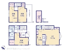 【神奈川県/横浜市磯子区中浜町】横浜市磯子区中浜町 新築一戸建て 間取り図