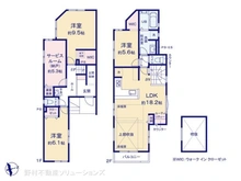 【神奈川県/横浜市中区本牧間門】横浜市中区本牧間門 新築一戸建て 間取り図