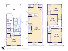 【神奈川県/横浜市磯子区岡村】横浜市磯子区岡村5丁目 新築一戸建て 間取り図
