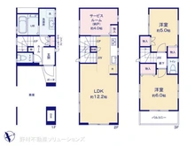【神奈川県/横浜市磯子区磯子】横浜市磯子区磯子2丁目 新築一戸建て 間取り図