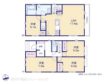 【神奈川県/横浜市中区本牧荒井】横浜市中区本牧荒井 新築一戸建て 間取り図