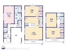 【東京都/北区志茂】北区志茂3丁目 新築一戸建て 間取り図