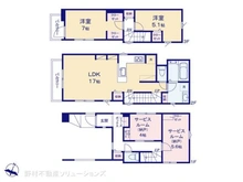 【東京都/北区上十条】北区上十条5丁目 新築一戸建て 間取り図