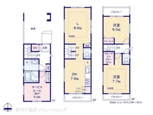 【東京都/板橋区新河岸】板橋区新河岸1丁目 新築一戸建て 間取り図