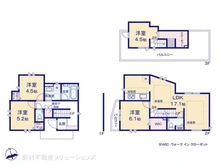 【東京都/北区赤羽西】北区赤羽西2丁目 新築一戸建て 間取り図