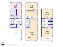 【東京都/北区西が丘】北区西が丘2丁目 新築一戸建て 間取り図