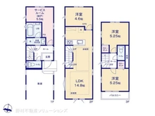 【東京都/北区西が丘】北区西が丘2丁目 新築一戸建て 間取り図