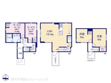 【東京都/北区神谷】北区神谷2丁目 新築一戸建て 間取り図