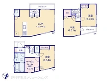 【東京都/北区岸町】北区岸町2丁目 新築一戸建て 間取り図