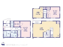【東京都/北区中十条】北区中十条1丁目 新築一戸建て 間取り図