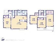 【神奈川県/横浜市瀬谷区本郷】横浜市瀬谷区本郷1丁目 新築一戸建て 間取り図