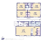【神奈川県/横浜市瀬谷区本郷】横浜市瀬谷区本郷1丁目 新築一戸建て 間取り図