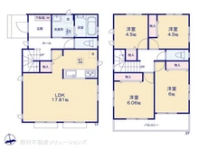 【神奈川県/横浜市瀬谷区本郷】横浜市瀬谷区本郷1丁目 新築一戸建て 間取り図