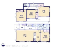 【神奈川県/横浜市瀬谷区本郷】横浜市瀬谷区本郷1丁目 新築一戸建て 間取り図