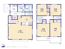【神奈川県/横浜市瀬谷区本郷】横浜市瀬谷区本郷1丁目 新築一戸建て 間取り図