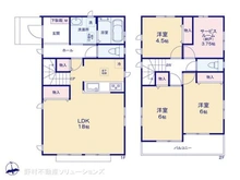 【神奈川県/横浜市瀬谷区本郷】横浜市瀬谷区本郷1丁目 新築一戸建て 間取り図