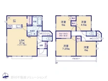 【神奈川県/横浜市瀬谷区本郷】横浜市瀬谷区本郷1丁目 新築一戸建て 間取り図