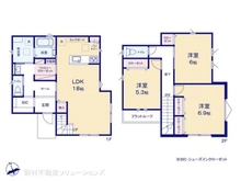 【神奈川県/横浜市旭区善部町】横浜市旭区善部町 新築一戸建て 間取り図