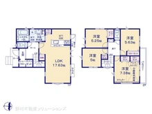 【神奈川県/横浜市瀬谷区瀬谷】横浜市瀬谷区瀬谷2丁目 新築一戸建て 間取り図