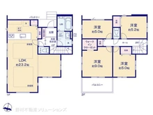 【神奈川県/横浜市瀬谷区阿久和東】横浜市瀬谷区阿久和東3丁目 新築一戸建て 間取り図