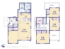 【神奈川県/横浜市泉区新橋町】横浜市泉区新橋町 新築一戸建て 間取り図